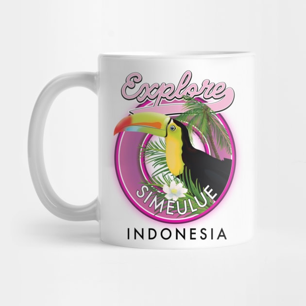 explore Simeulue Indonesia travel logo by nickemporium1